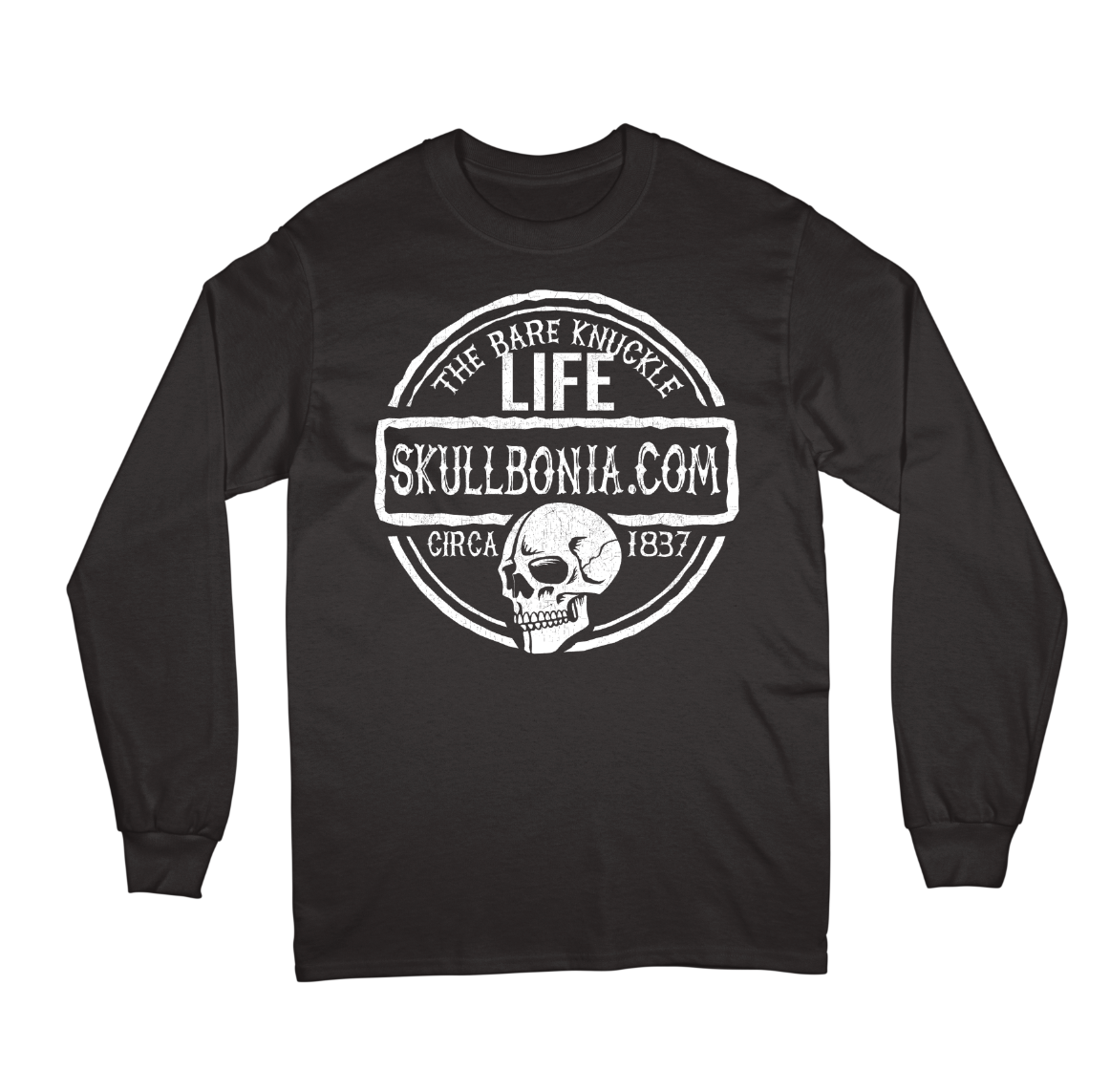 The Bare Knuckle Life Skull Long